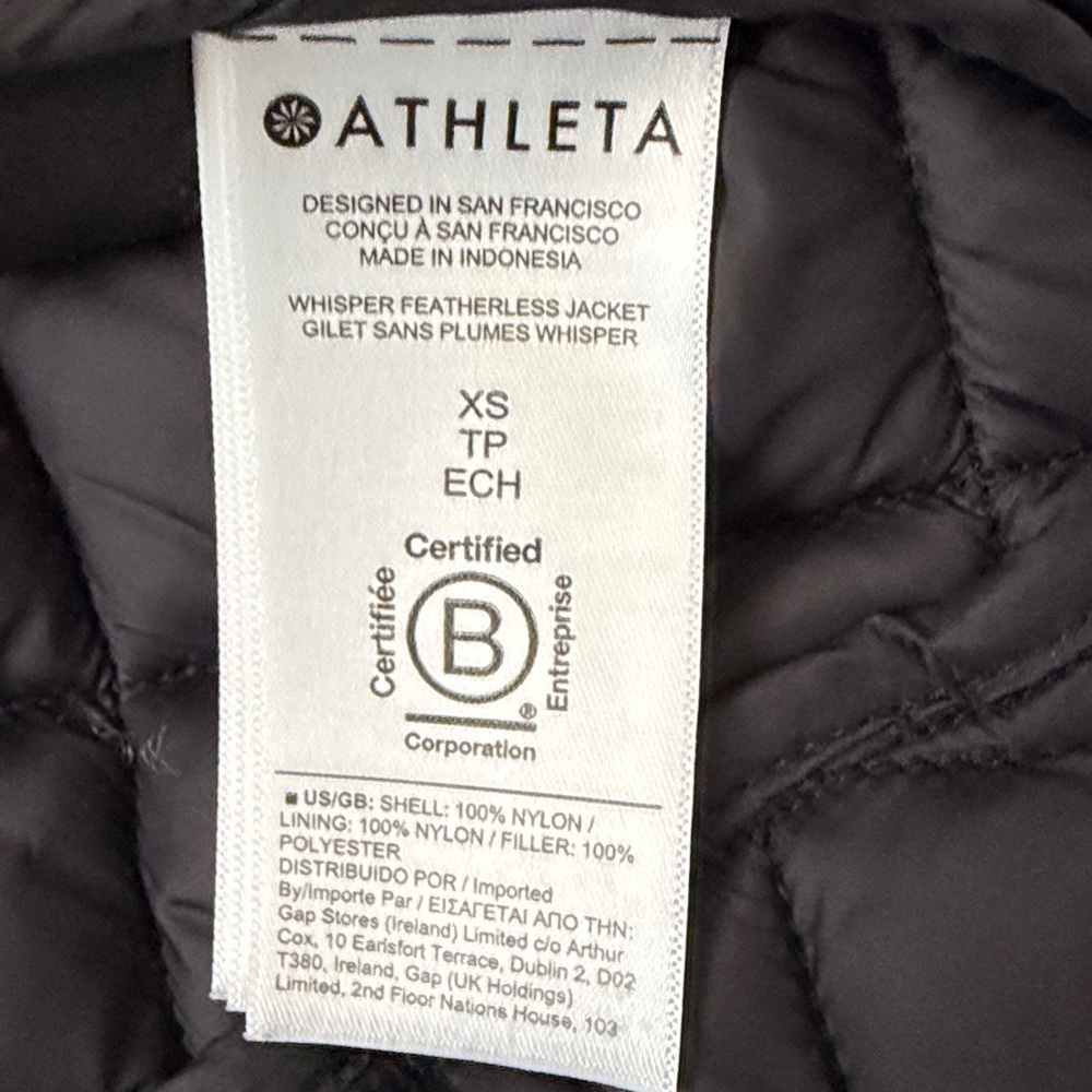 Athleta Whisper Featherless Puffer - Picture 8 of 9